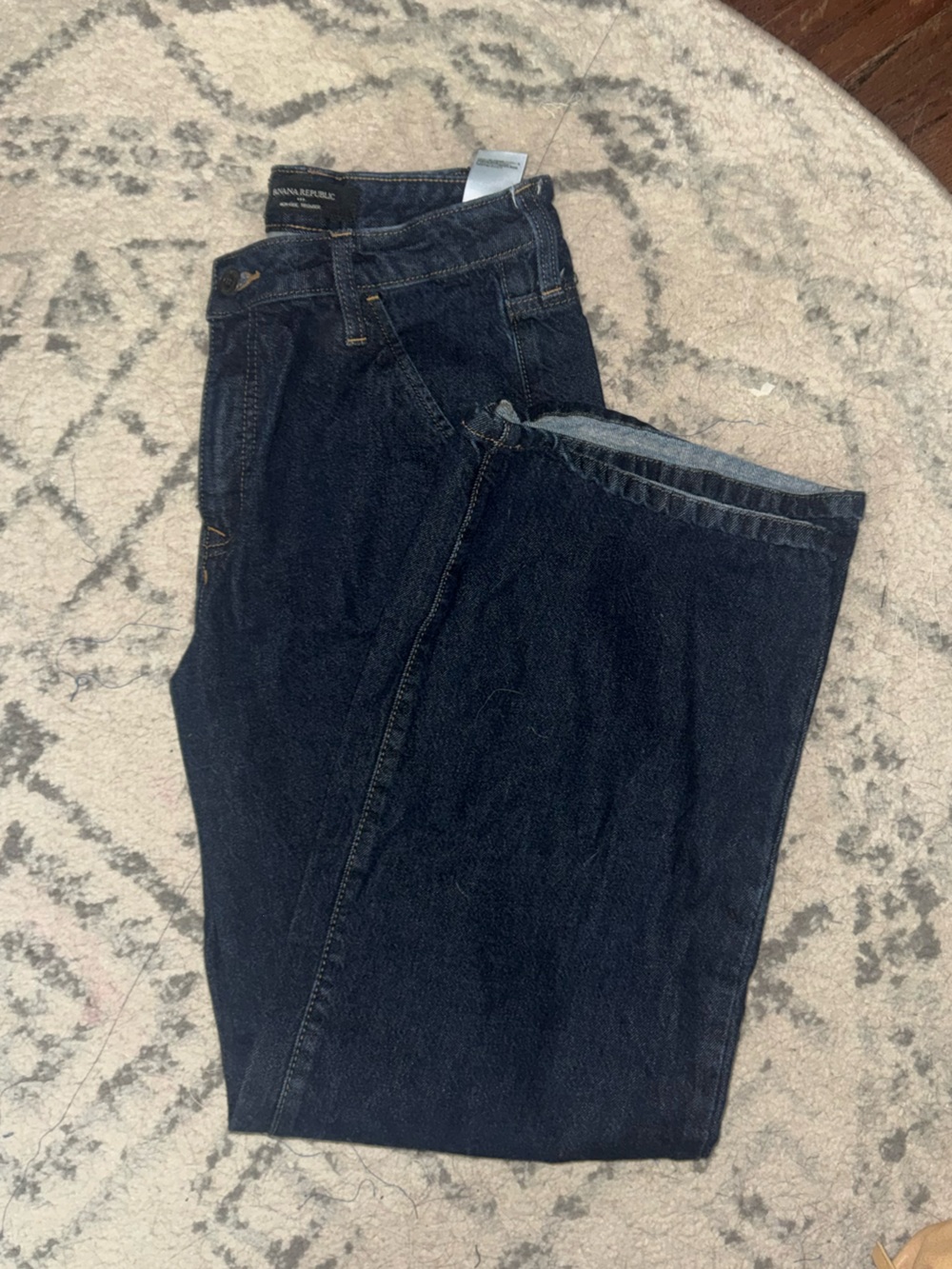 Banana Republic Factory Dark Blue Relaxed Women's Jeans